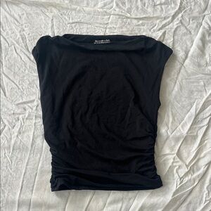 Abercrombie & Fitch Black Women's Boatneck Tank